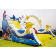 simple inflatable slide
